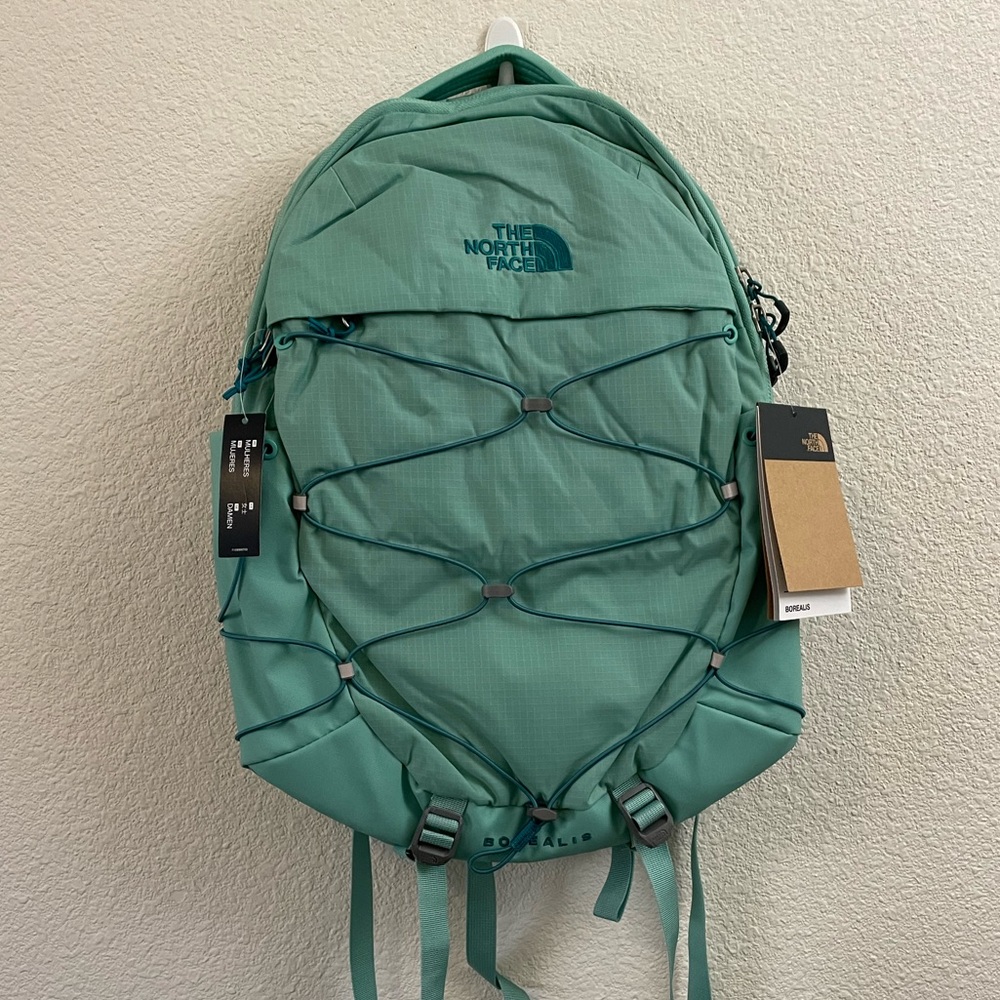 NWT The North Face Women's Borealis 27L, Wasabi/Harbor Blue